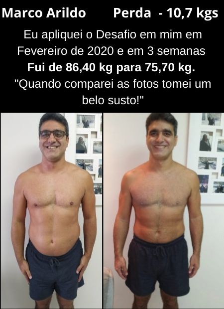 Depoimento Marco foto 2 - Inscrição No Desafio de 21 Dias