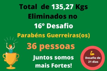 16º Desafio de 21 Dias