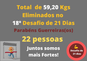 18o Desafio 21 dias resultado 300x212 - Resultados dos Desafios de 21 Dias